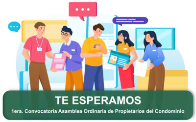 Te invitamos a la 1era. Convocatoria Asamblea