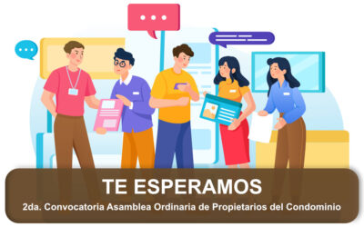 Te invitamos a la 2da. Convocatoria Asamblea